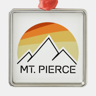 Pierce New Hampshire Retro Ornament Aus Metall