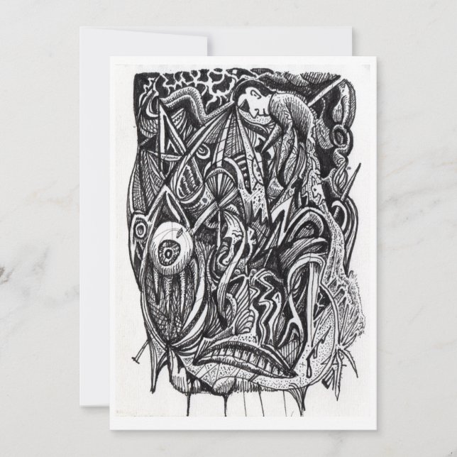 Pierced, by Brian Benson Flat Card (Vorderseite)