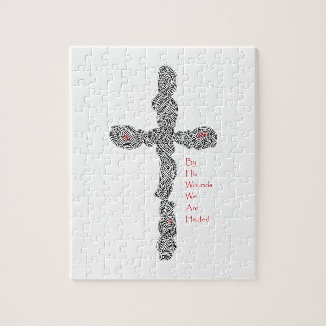 Pierced - Isaiah 53:5b Puzzle (Vertikal)
