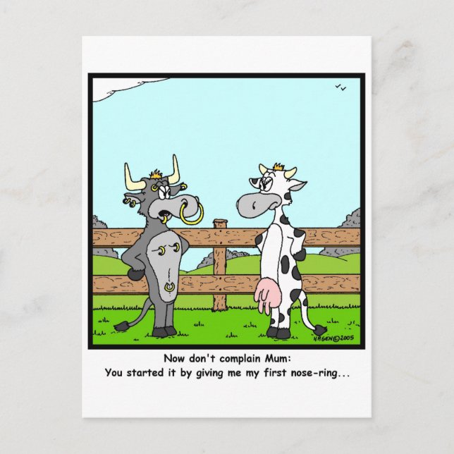 Piercing Postkarte (Vorderseite)