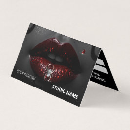 Piercing Salon Termin Visitenkarte Visitenkarten