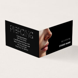 Piercing Salon Termin Visitenkarte Visitenkarten