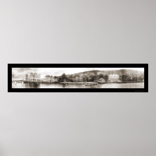Piermont, NY Foto 1908 Poster (Vorne)