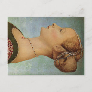 Piero del Pollaiuolo, Portrait einer jungen Frau Postkarte