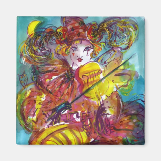 PIERO / Venezianische Karnevalabend Magnet (Vorne)