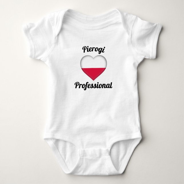 Pierogi beruflicher Bodysuit Baby Strampler (Vorderseite)