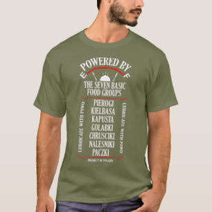 Pierogi Kielbasa Paczki Polnischer Tag der Küche T-Shirt