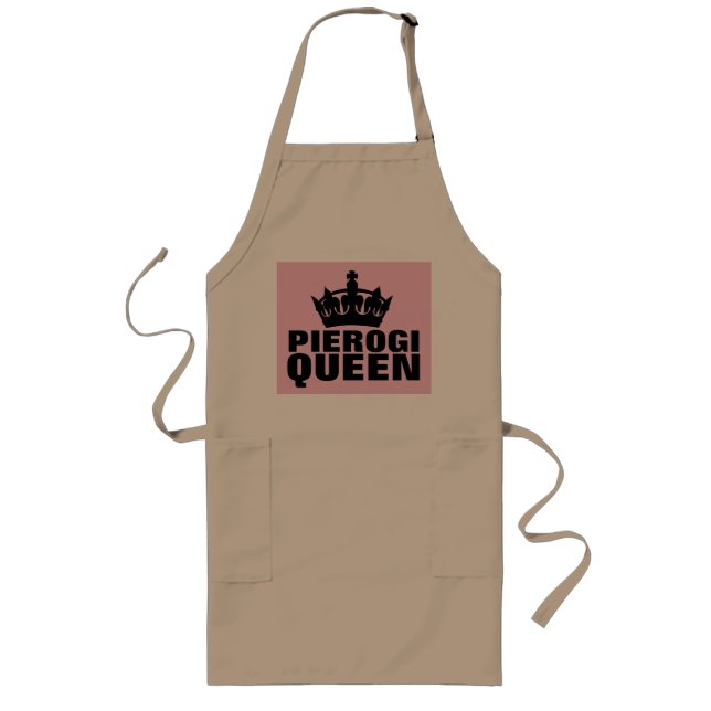 PIEROGI QUEEN KITCHEN APRON LANGE SCHÜRZE (Vorne)