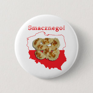 Pierogi Smacznego polnische Karte Button