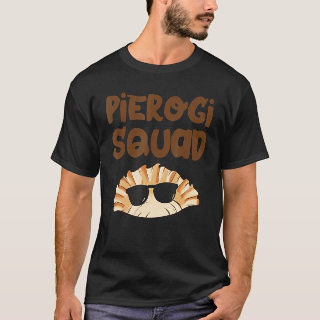 Pierogi Squad Pierogi Polen Polnisches Lebensmitte T-Shirt (Vorderseite)