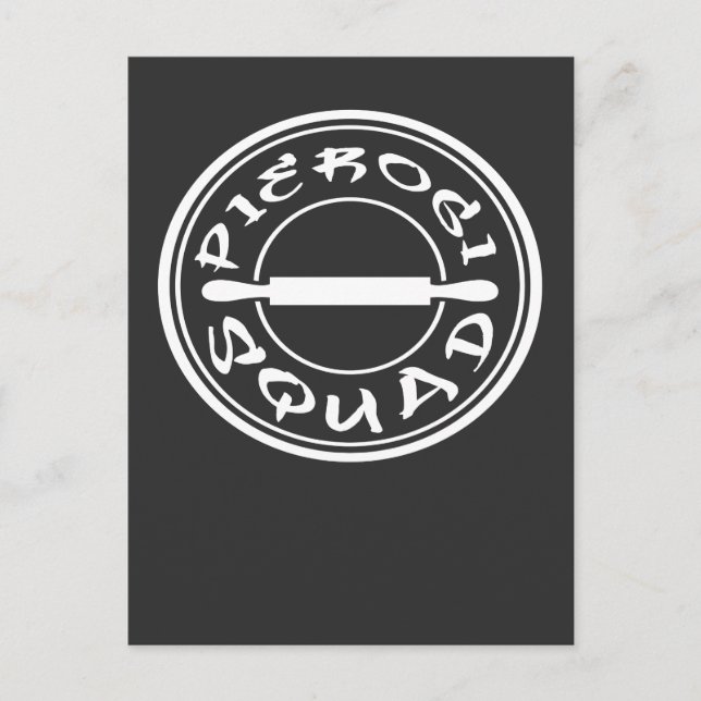 Pierogi Squad Polish Food Postkarte (Vorderseite)