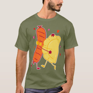 Pierogi und Kielbasa polnisches Essen I Funny Food T-Shirt