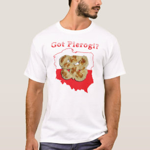 Pierogi-Wojciechowska Polnische Karte T-Shirt