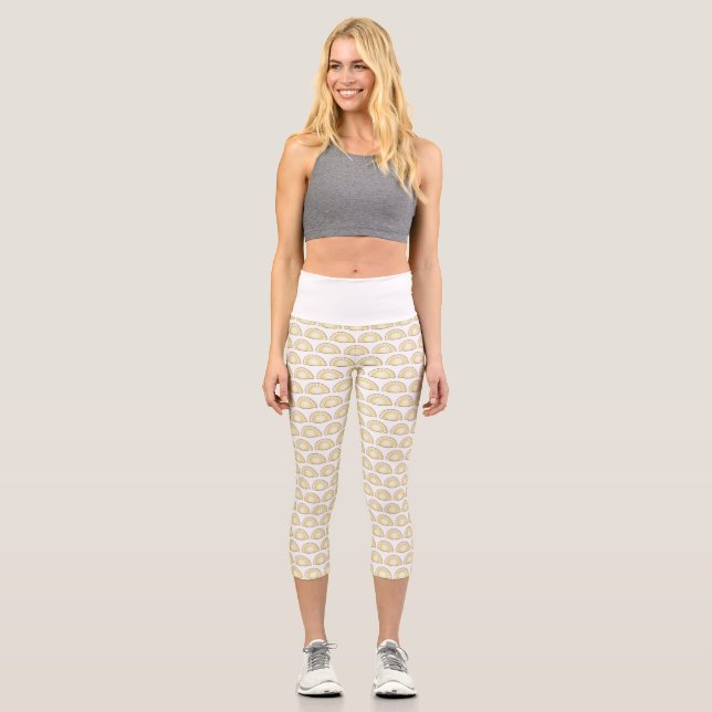 Pierogi Yoga Capri Leggings (Vorderseite)