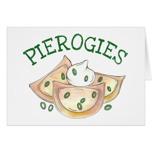 Pierogies Polish Cuisine Potato Dumplings Feinschm (Vorderseite (Horizontal))
