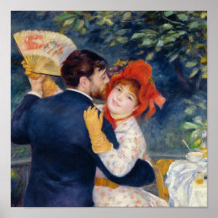 Pierre A Renoir A Dance in the Country Poster