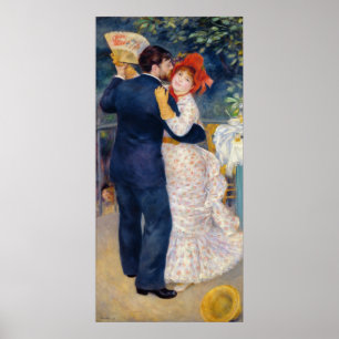 Pierre A Renoir A Dance in the Country Poster