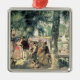 Pierre A Renoir| Badegewässer an der Seine  Ornament Aus Metall (Vorne)