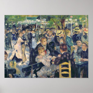 Pierre A Renoir   Ball am Moulin de la Galette Poster
