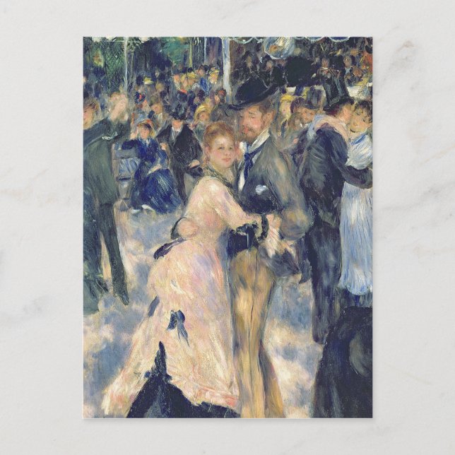 Pierre A Renoir | Ball am Moulin de la Galette Postkarte (Vorderseite)