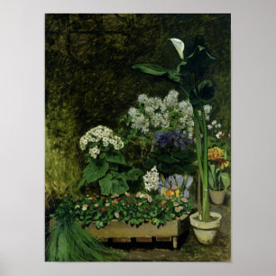 Pierre A Renoir   Blume in einem Greenhouse Poster