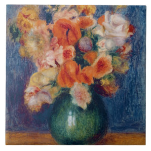 Pierre A Renoir   Bouquet Fliese