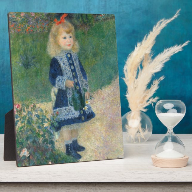 Pierre A Renoir | Ein Mädchen mit einer Wasserdose Fotoplatte (Seite)