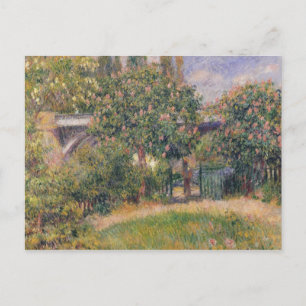 Pierre A Renoir   Eisenbahnbrücke in Chatou Postkarte