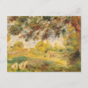 Pierre A Renoir   Frühjahrslandschaft Postkarte
