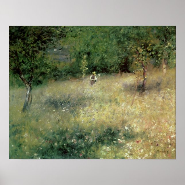 Pierre A Renoir | Frühling in Chatou Poster (Vorne)