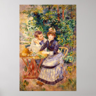 Pierre A Renoir Im Garten Poster