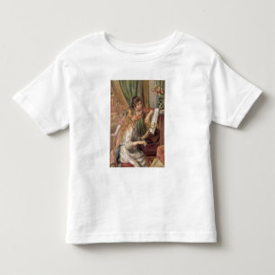Pierre A Renoir Junge Mädchen am Klavier Kleinkind T-shirt