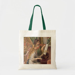 Pierre A Renoir Junge Mädchen am Klavier Tragetasche