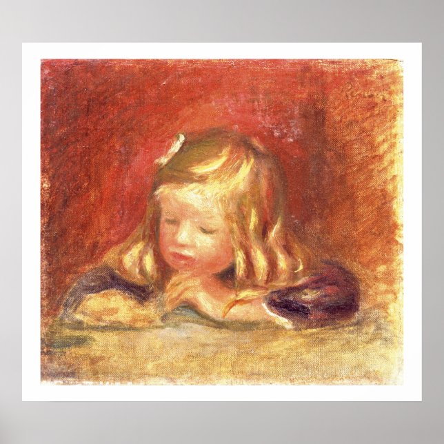 Pierre A Renoir | Kakao an der Tabelle Poster (Vorne)