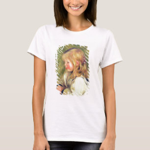 Pierre A Renoir   Kind in einem weißen Shirt