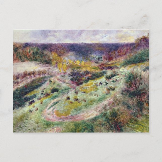 Pierre A Renoir | Landschaft in Wargemont Postkarte (Vorderseite)