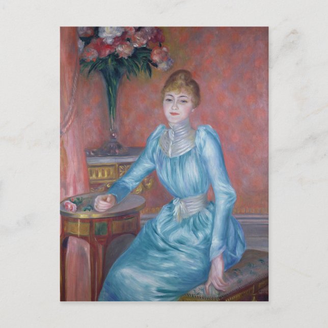 Pierre A Renoir | Madame de Bonnieres Postkarte (Vorderseite)