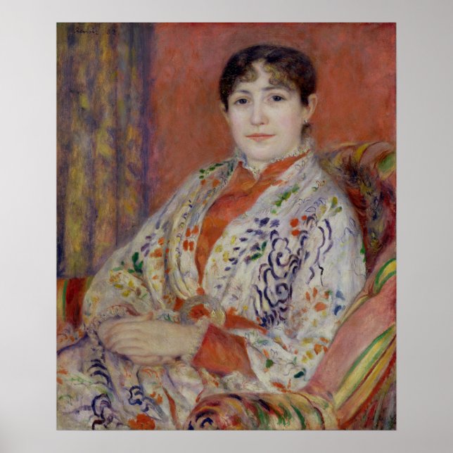 Pierre A Renoir | Madame Heriot Poster (Vorne)