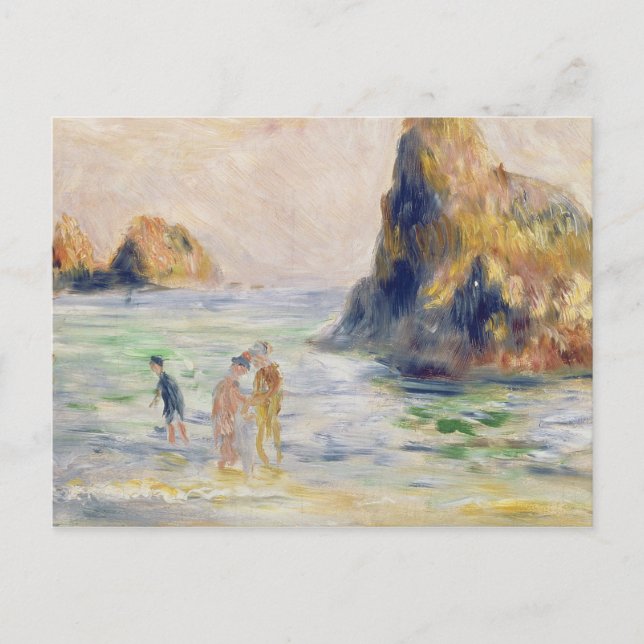 Pierre A Renoir | Moulin Huet Bay, Guernsey Postkarte (Vorderseite)