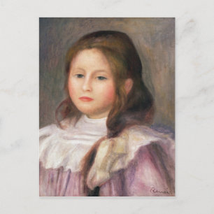 Pierre A Renoir   Portrait eines Kindes 2 Postkarte