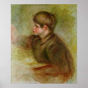 Pierre A Renoir Portrait von Coco Poster