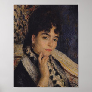 Pierre A Renoir Portrait von Frau Alphonse Daude Poster