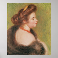 Pierre A Renoir | Portrait von Frau Maurice Denis