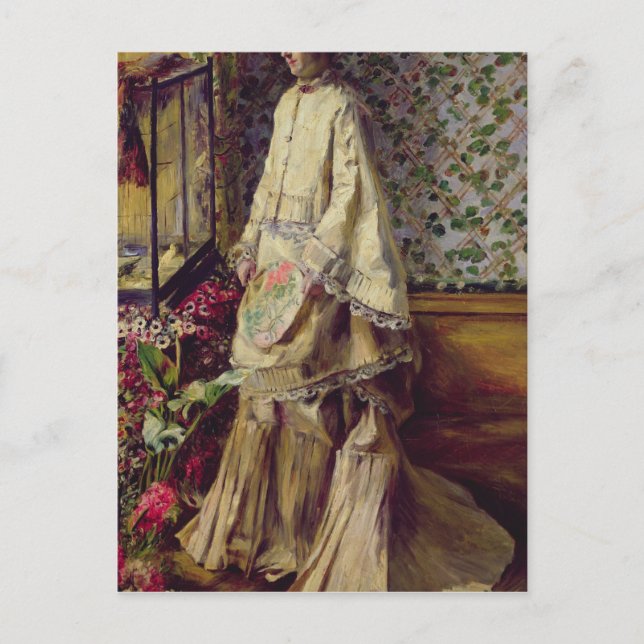 Pierre A Renoir | Portrait von Rapha Postkarte (Vorderseite)