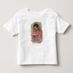 Pierre A Renoir Reading von Frauen Kleinkind T-shirt