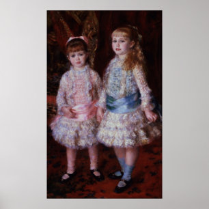 Pierre A Renoir Rosa und Blau Poster