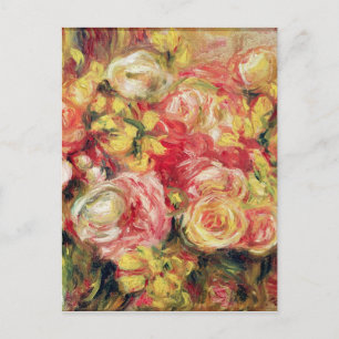 Pierre A Renoir   ROSE Postkarte