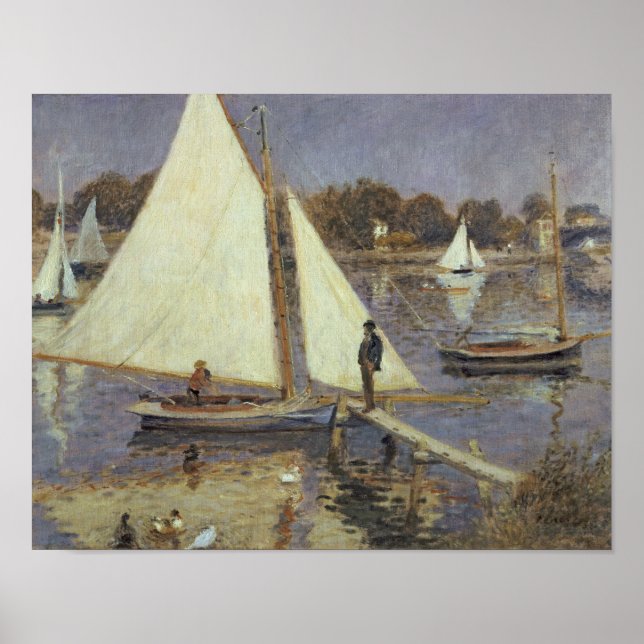 Pierre A Renoir | Seine in Argenteuil Poster (Vorne)