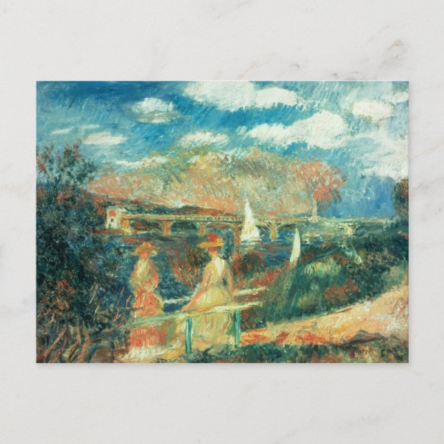 Pierre A Renoir | Seine-Ufer in Argentinien Postkarte (Vorderseite)