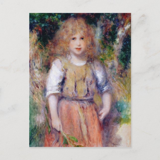 Pierre A Renoir | Sinti und Roma Girl Postkarte (Vorderseite)